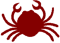 They eat crabs, and mostly anything.  Image from Microsoft clipart.